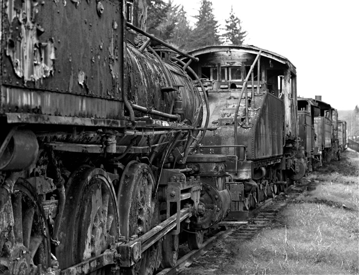 Snoqualmie Valley Railroad, Northwest Railway Museum, train boneyard, Snoqualmie Wash., Jeff King Photography